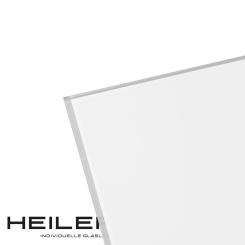 Glasmuster Weißglas, 6 mm, SD RAL9016 weiß verklebedicht 