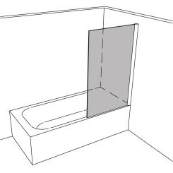 Dusche Badewannenaufsatz unilight 699 UL699 