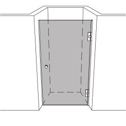 Dusche Nische unikat 200 DS15 UN200DS15 