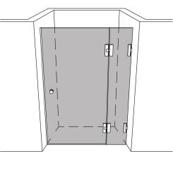 Dusche Nische unikat 215 DS15 UN215DS15 