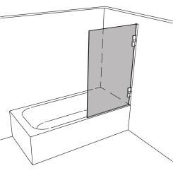 Dusche Badewannenaufsatz unikat 600 DS15 UN600DS15 