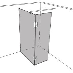 Dusche Walk In unikat 996 DS15 UN996DS15 
