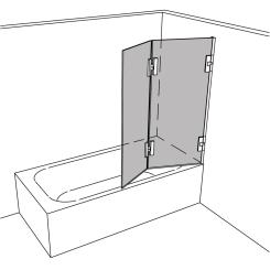 Dusche Badewannenaufsatz unikat 650 DS15 UN650DS15 