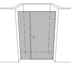 Dusche Nische unikat 210 EVO UN210EVO 