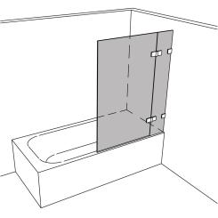 Dusche Badewannenaufsatz unikat 660 EVO UN660EVO 