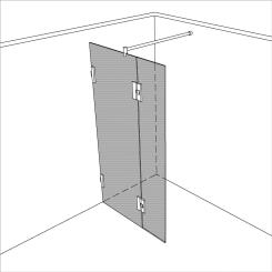 Dusche Walk In unikat 915 DS15 UN915DS15 