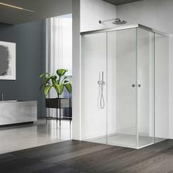 Dusche Eckeinbau Viereck unikat 120 UN120SOFT EasyClean+ 