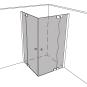Artikelbild 1 des Artikels “Dusche Eckeinbau Viereck unilight 320 swing UL320SWING “