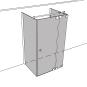 Artikelbild 1 des Artikels “Dusche Viereck Wandanbau unilight 263 swing UL263SWING “