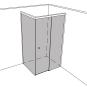 Artikelbild 2 des Artikels “Dusche Eckeinbau Viereck unikat 110 UN110SOFT “