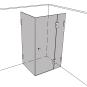 Artikelbild 5 des Artikels “Dusche Eckeinbau Viereck unikat 260 DS15 UN260DS15 “