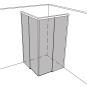 Artikelbild 8 des Artikels “Dusche Eckeinbau Viereck unikat 120 move UN120MO “