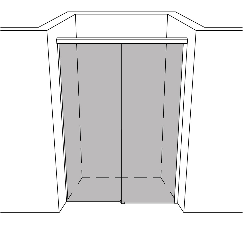 Artikelbild 1 des Artikels “Dusche Nische unikat 100 move UN100MO “
