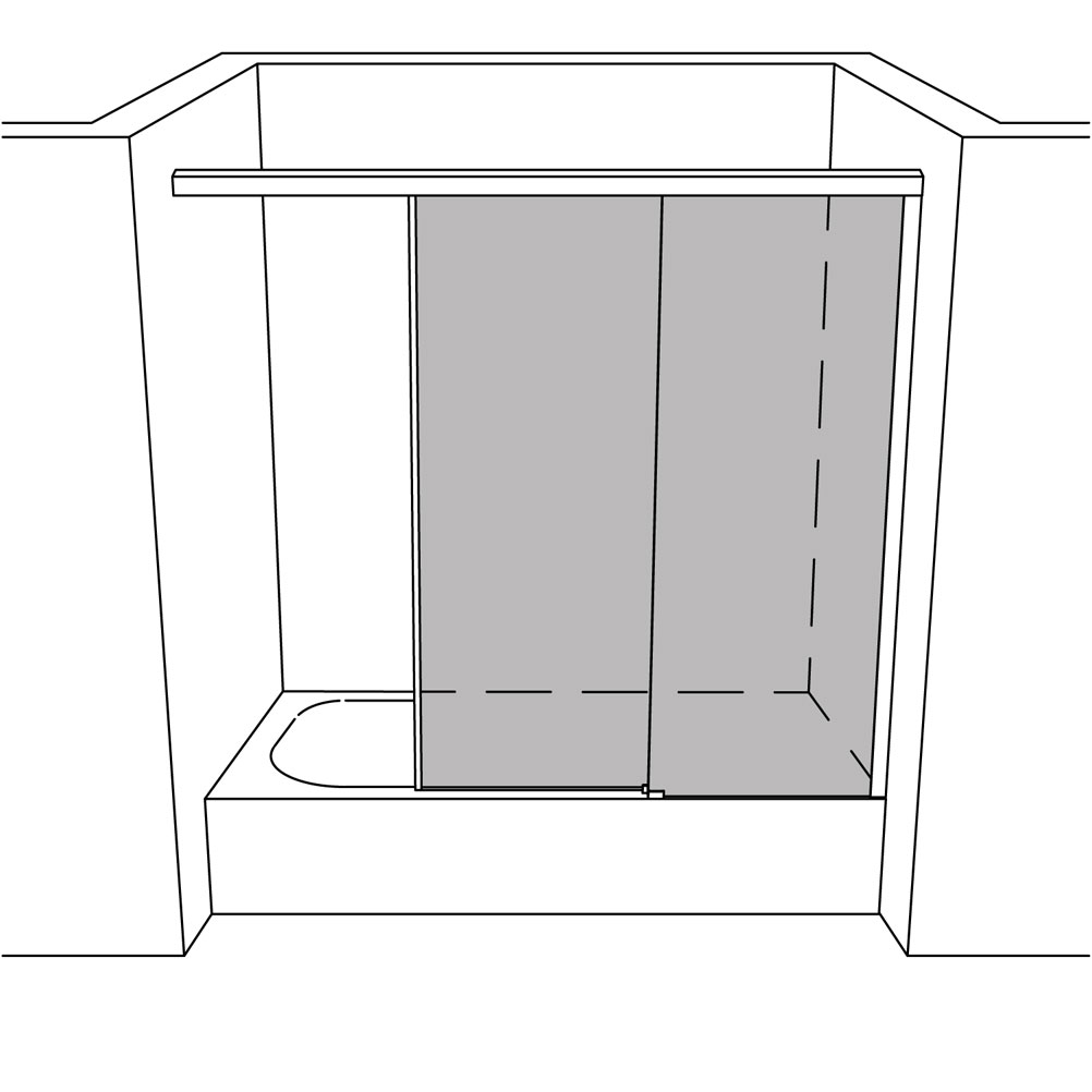 Artikelbild 1 des Artikels “Dusche Badewannenaufsatz unikat 140 move UN140MO “