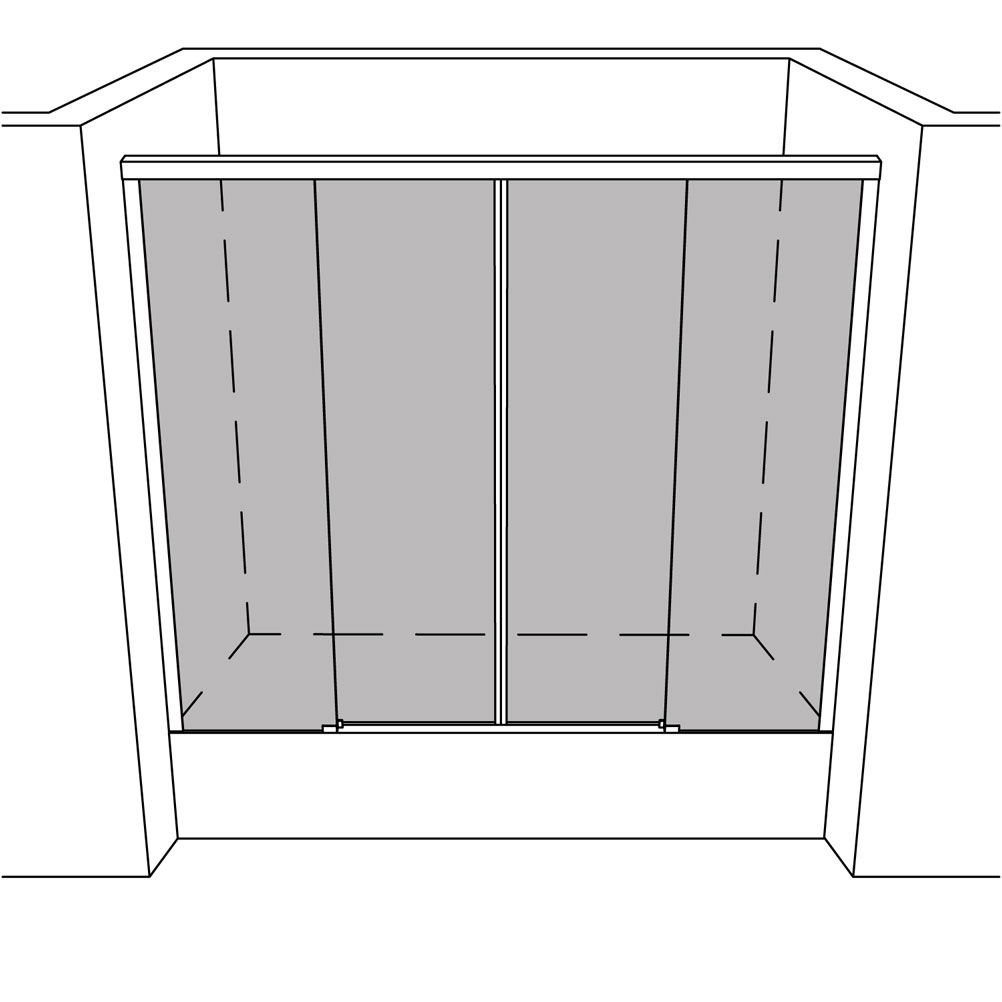 Artikelbild 1 des Artikels “Dusche Badewannenaufsatz unikat 150 move UN150MO “