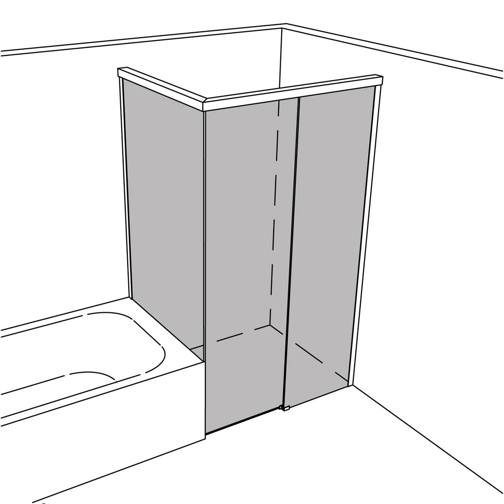 Artikelbild 1 des Artikels “Dusche Eckeinbau BW-Anschluss unikat 115 move UN115MO “