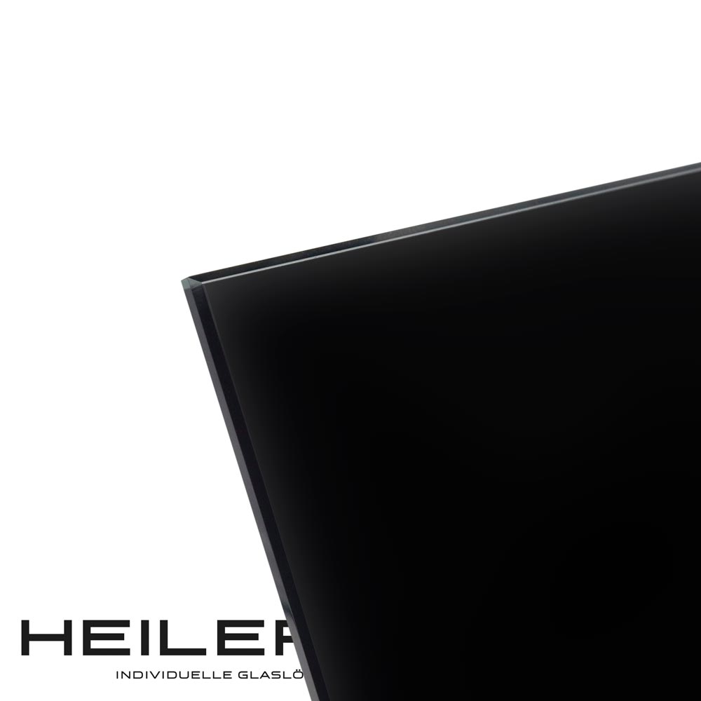 Artikelbild 1 des Artikels “Glasmuster Weißglas, 6 mm, SD RAL9005 schwarz verklebedicht “