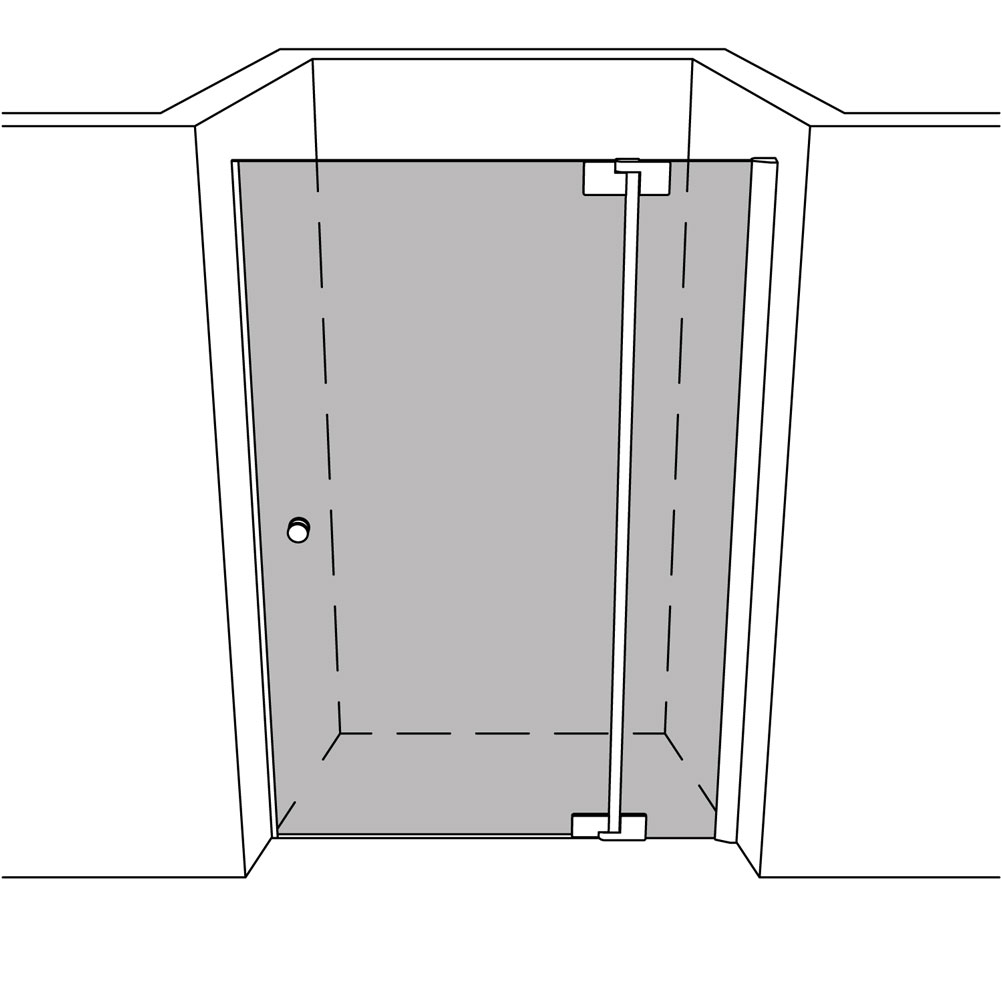 Artikelbild 1 des Artikels “Dusche Nische unilight 215 swing UL215SWING “