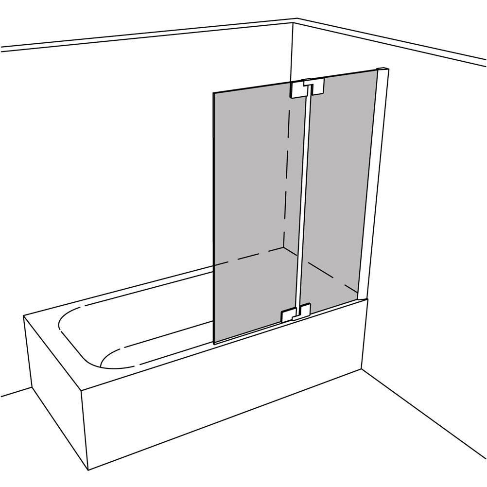 Artikelbild 1 des Artikels “Dusche Badewannenaufsatz unilight 660 swing UL660SWING “