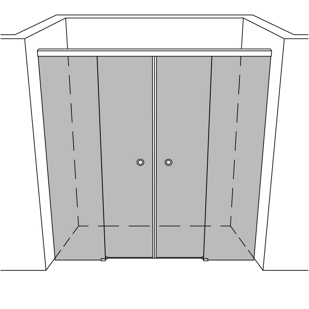 Artikelbild 1 des Artikels “Dusche Nische unikat 151 UN151SOFT “