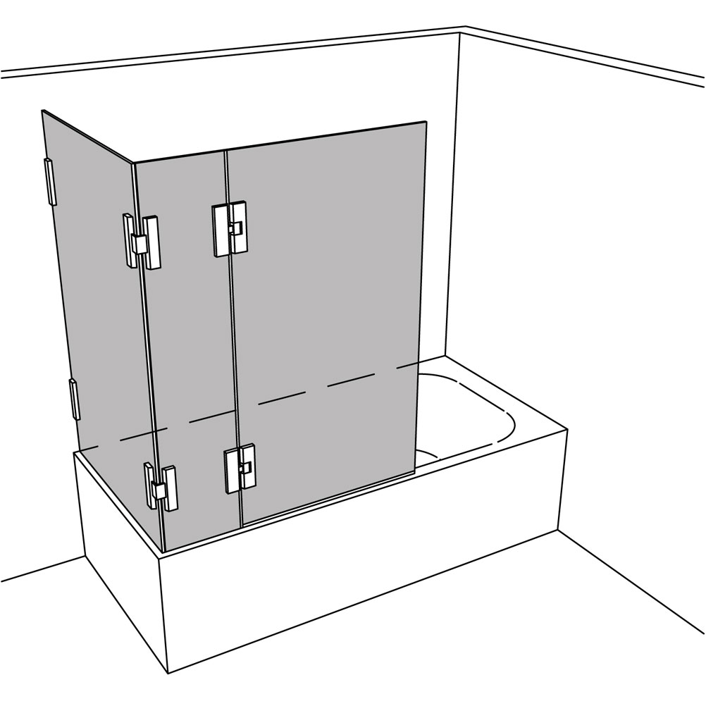 Artikelbild 1 des Artikels “Dusche Badewannenaufsatz unikat 670 DS15 UN670DS15 “