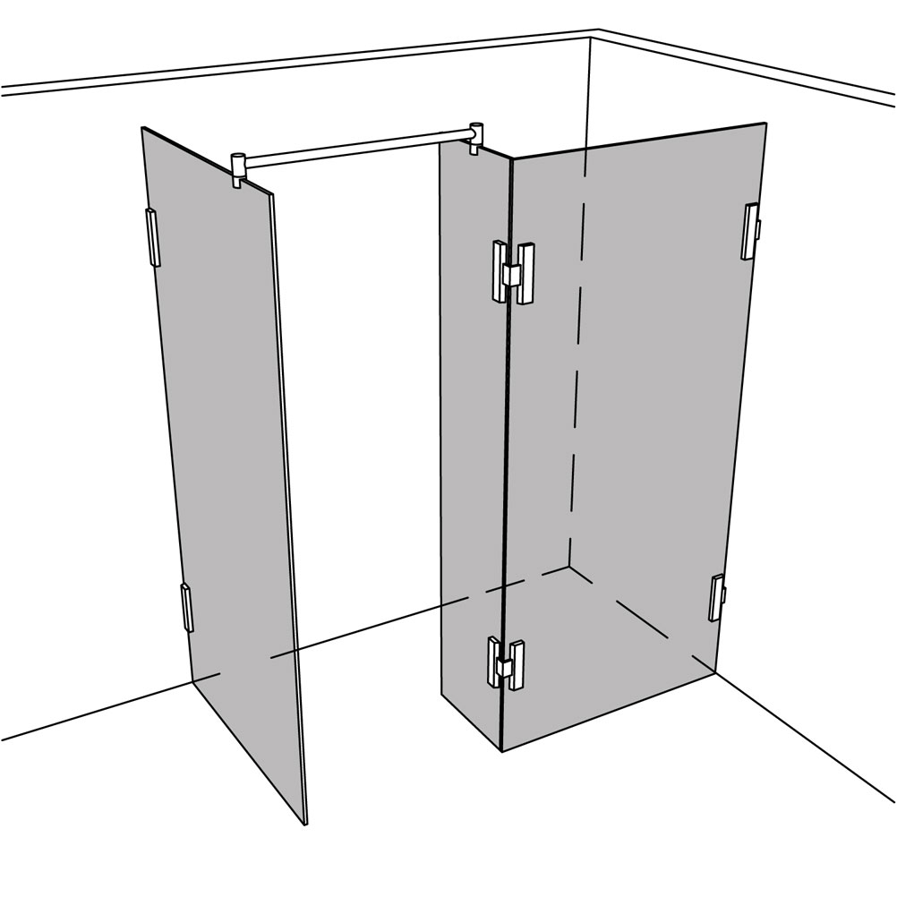 Artikelbild 1 des Artikels “Dusche Walk In unikat 994 DS15 UN994DS15 “