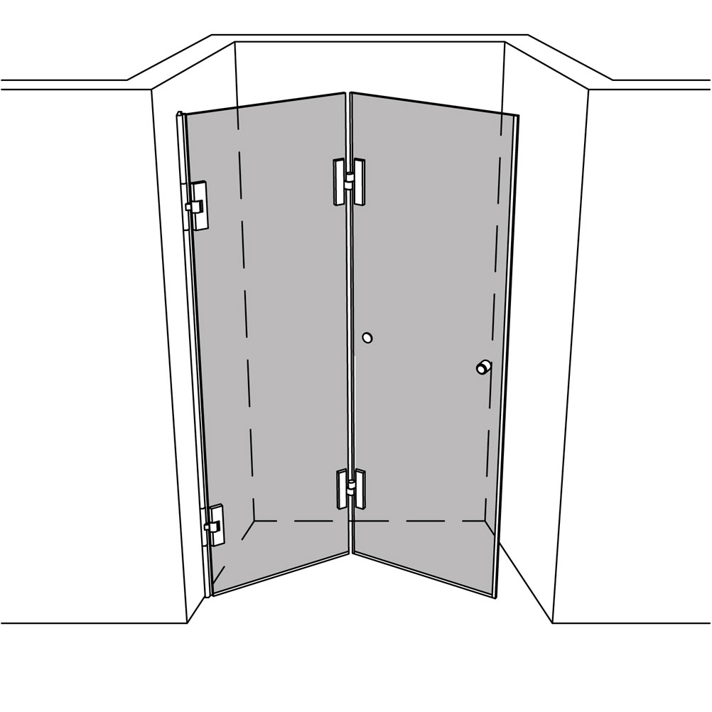 Artikelbild 1 des Artikels “Dusche Nische unikat 290 DS15 UN290DS15 “