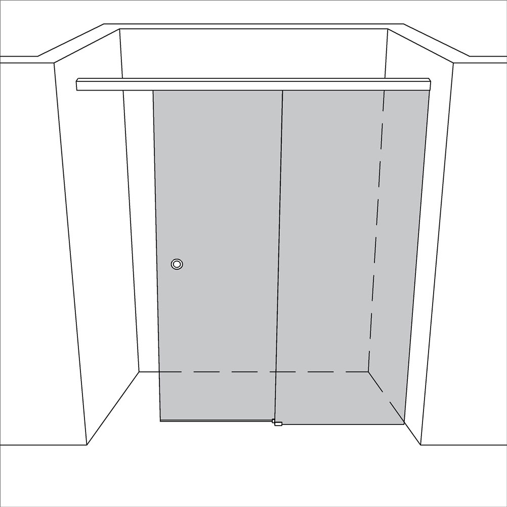 Artikelbild 1 des Artikels “Dusche Nische unikat 101 UN101SOFT “