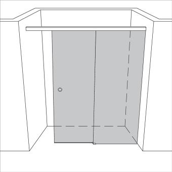 Artikelbild 1 des Artikels “Dusche Nische unikat 101 | UN101SOFT EasyClean+ “