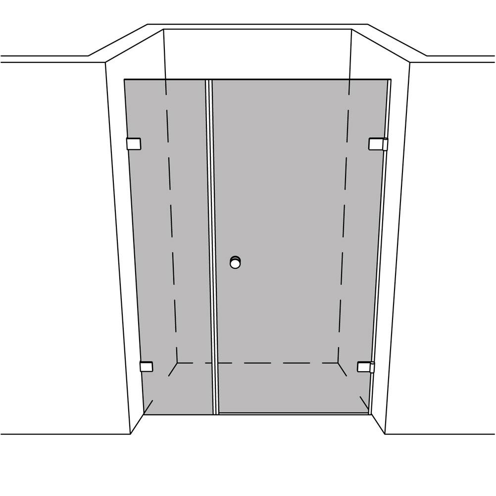 Artikelbild 1 des Artikels “Dusche Nische unikat 210 EVO UN210EVO “