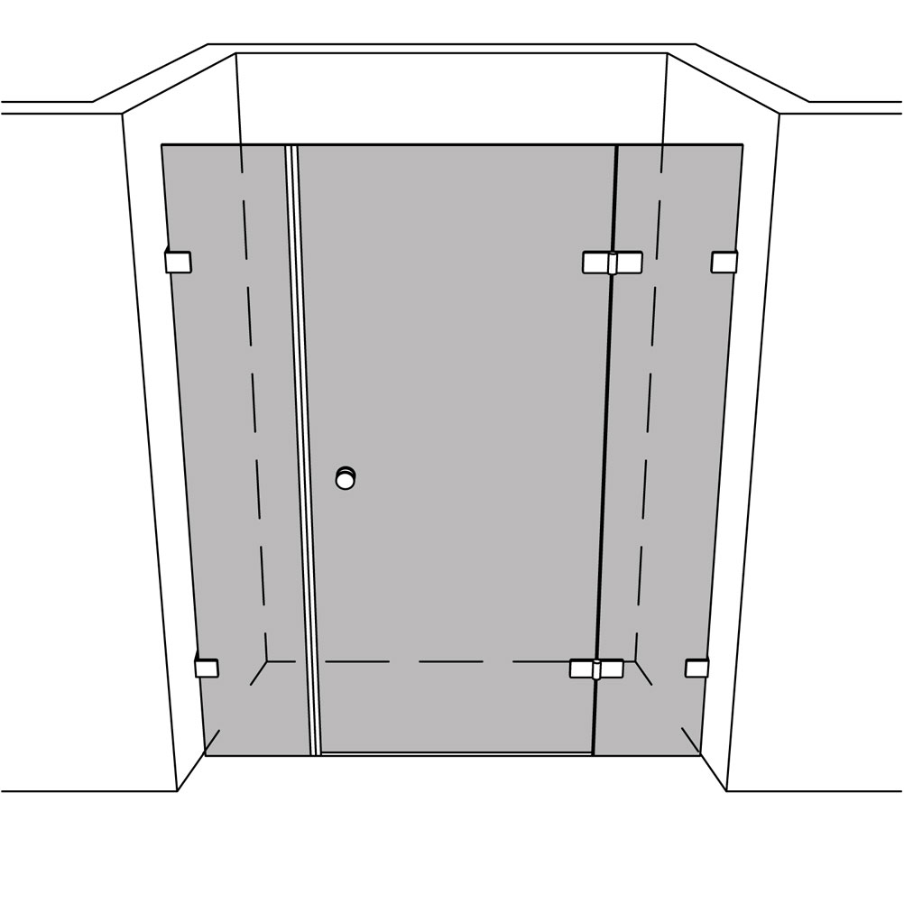 Artikelbild 1 des Artikels “Dusche Nische unikat 216 EVO UN216EVO “