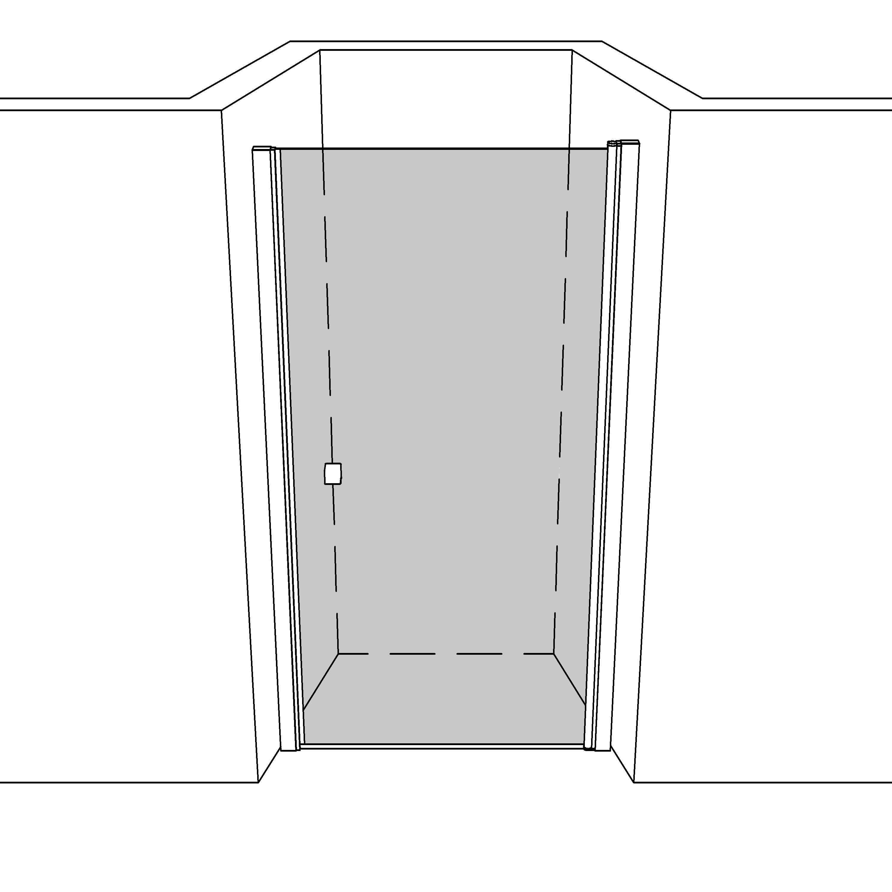 Artikelbild 1 des Artikels “Dusche Nische teilgerahmt TGR200 “