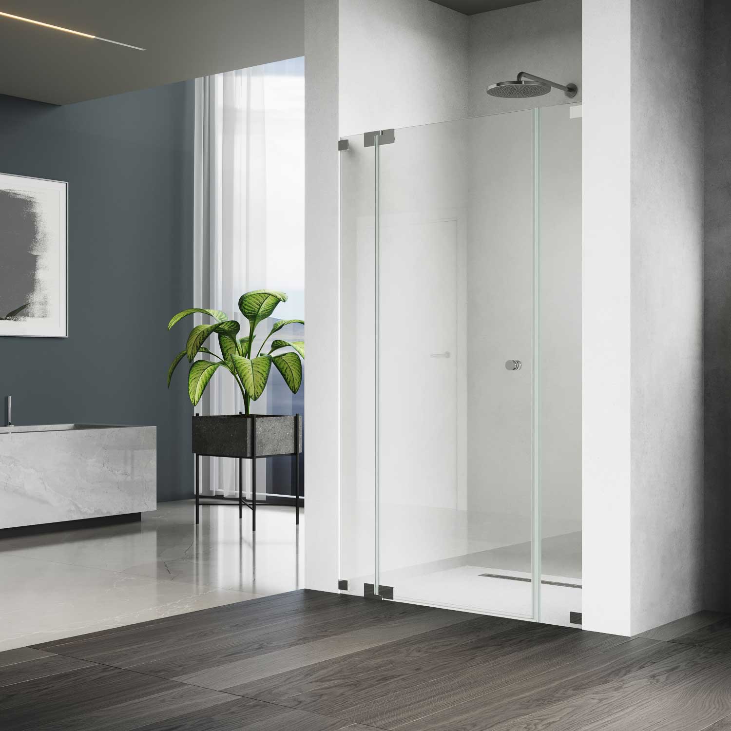 Artikelbild 1 des Artikels “Dusche Nische unikat 216 heiswing UN216HSW “