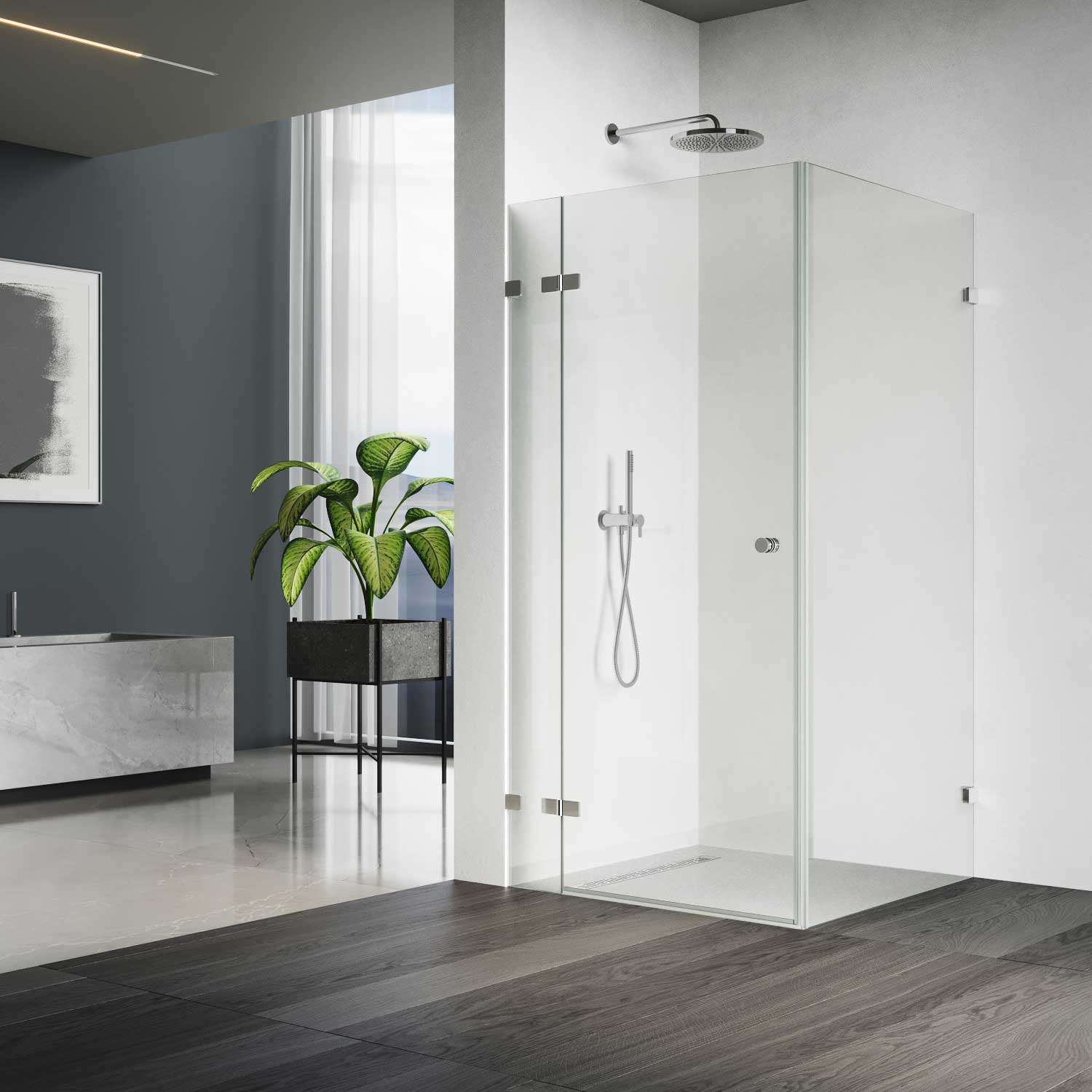 Artikelbild 1 des Artikels “Dusche Eckeinbau Viereck unikat 260 EVO UN260EVO “