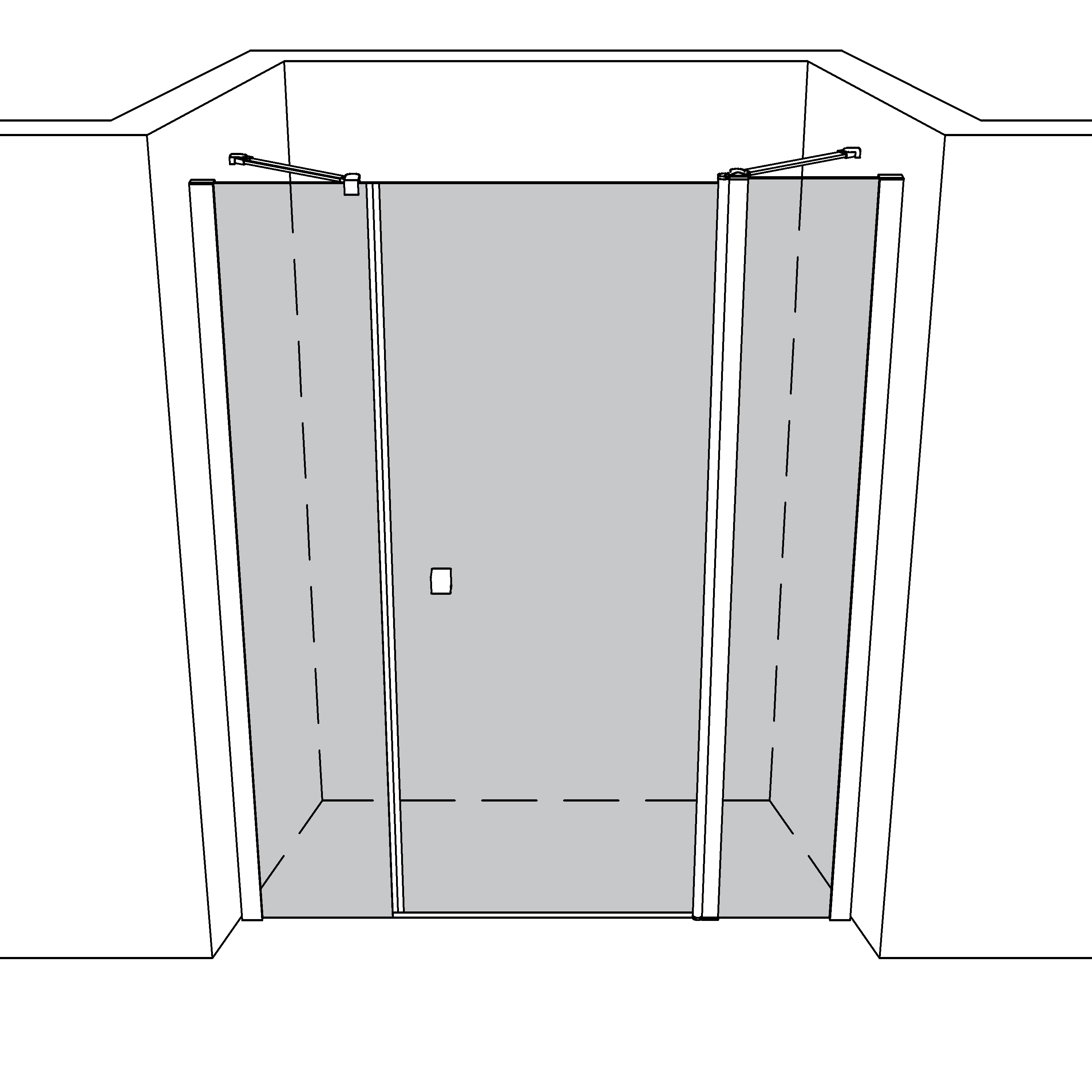 Artikelbild 1 des Artikels “Dusche Nische teilgerahmt TGR216 “