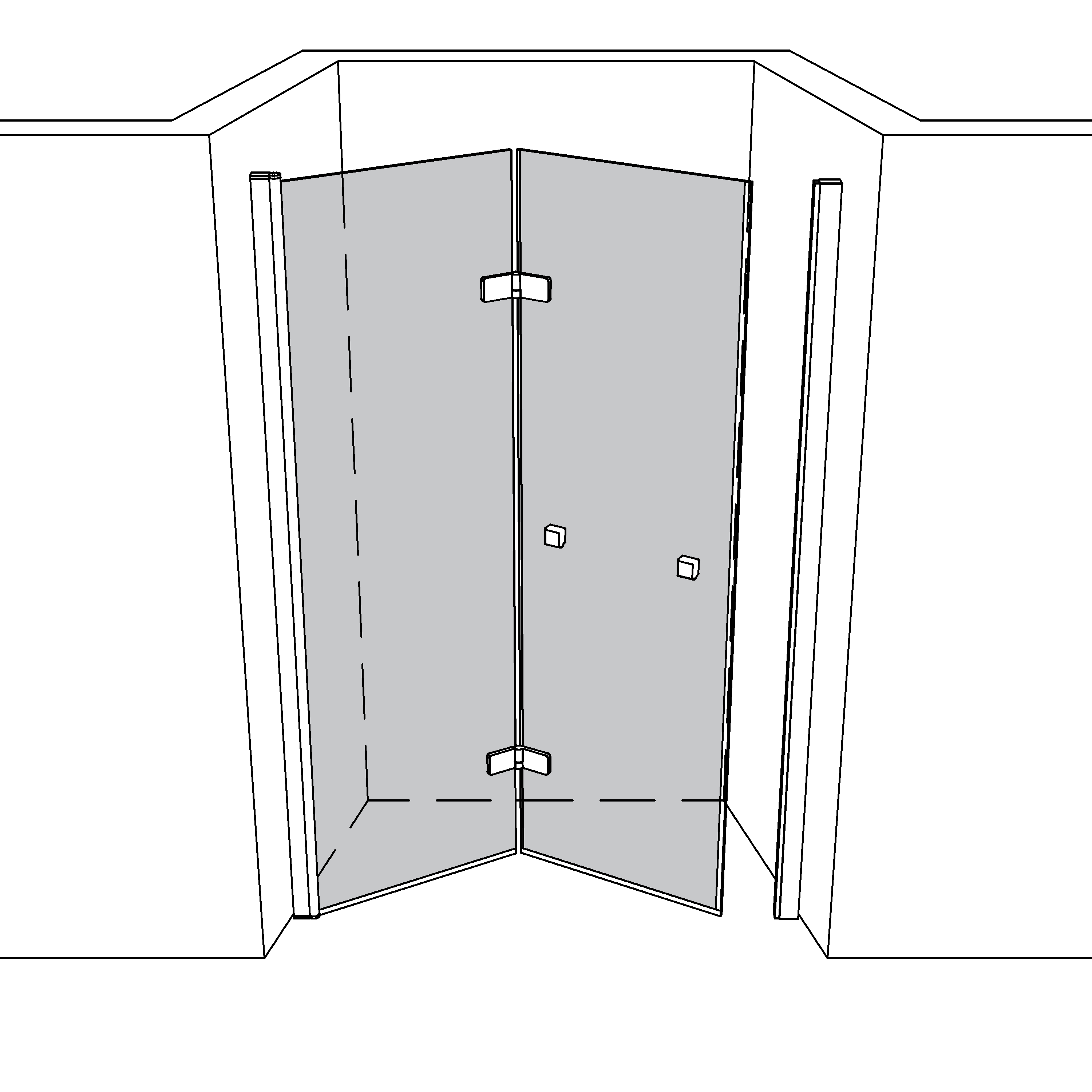 Artikelbild 1 des Artikels “Dusche Nische teilgerahmt TGR290 “